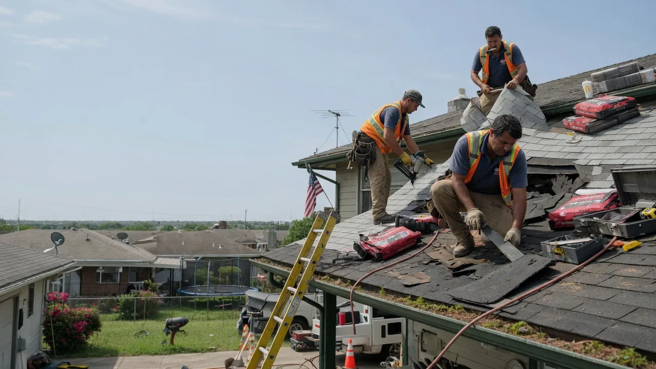 Roof Repair in Moffett, OK near me